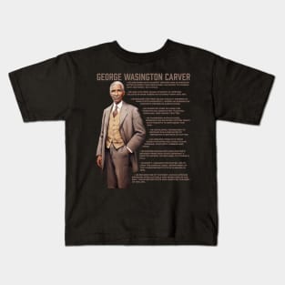 George Washington Carver Facts Kids T-Shirt